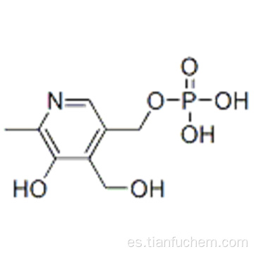 3,4-piridinimetanol, 5-hidroxi-6-metil-, 3- (dihidrógeno fosfato) CAS 447-05-2